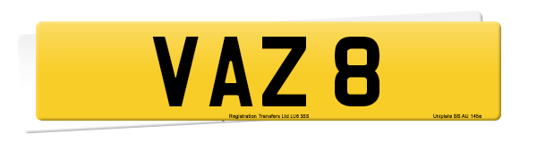 Registration number VAZ 8